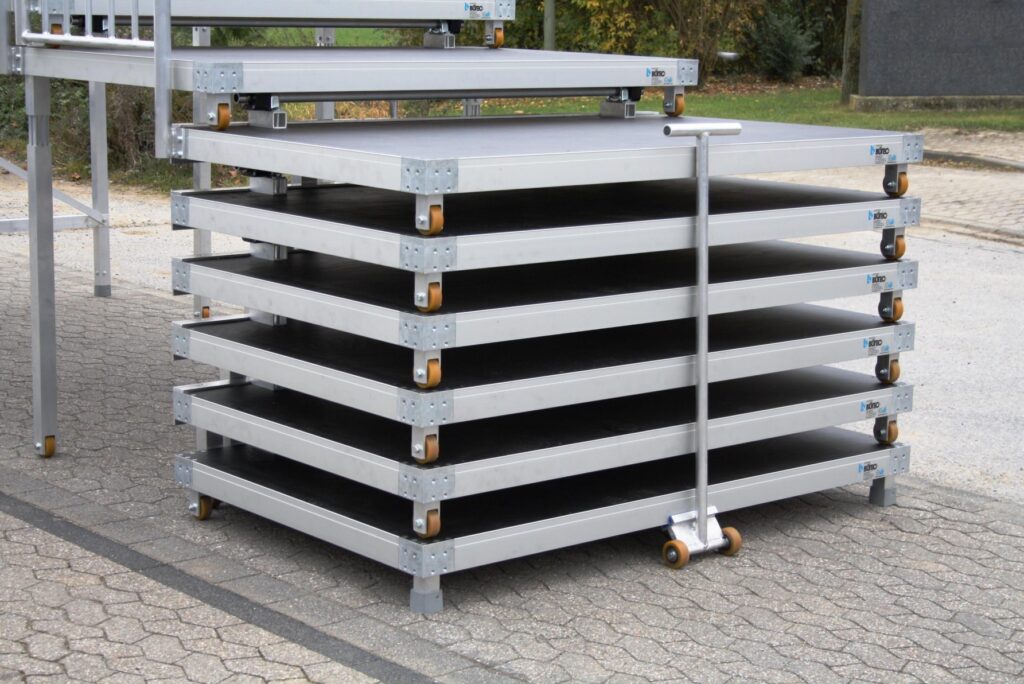 Push'n Pull tribune als blok